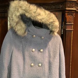 Beautiful and warm light blue coat